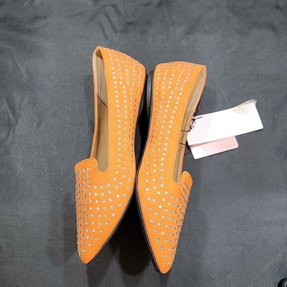 BRAND NEW FREE REIGN STUDDED ALMOND TOE FLAT SHOE - Picture 15 of 15